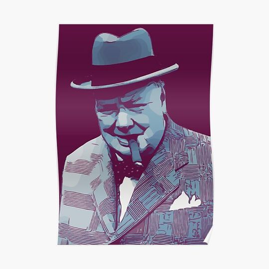 Discover Winston Churchill Icons Poster
