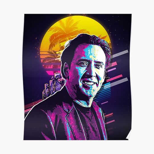 Discover Nicolas Cage Premium Matte Vertical Poster