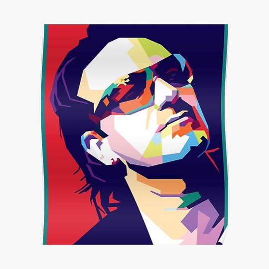 Discover Bono U2 Premium Matte Vertical Poster