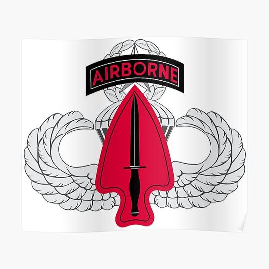 Discover Special Operations Airborne Premium Matte Vertical Poster