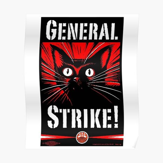 Discover iww general strike Premium Matte Vertical Poster