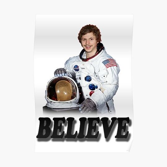 Discover Michael Cera Believes in You Premium Matte Vertical Poster