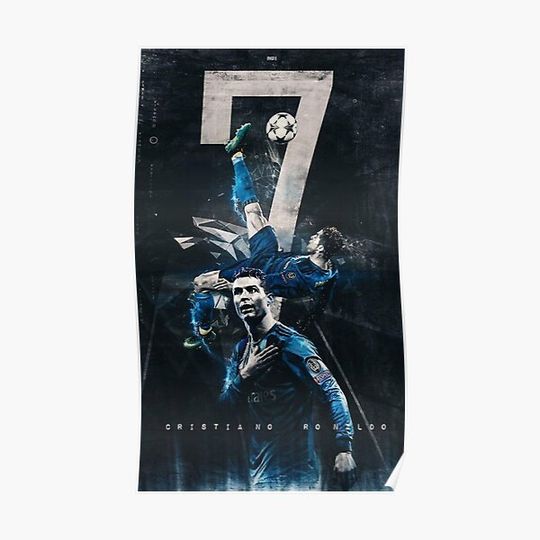 Discover Cristiano Ronaldo Perfect Goal Premium Matte Vertical Poster