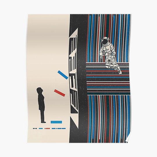Discover Stay - Interstellar Premium Matte Vertical Poster