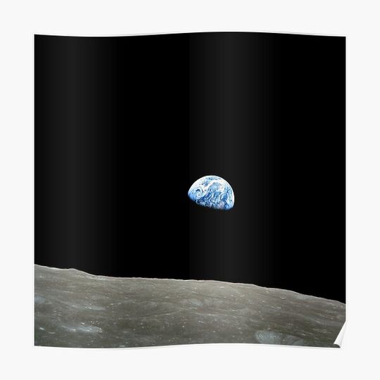 Discover Earthrise Apollo 8 Premium Matte Vertical Poster