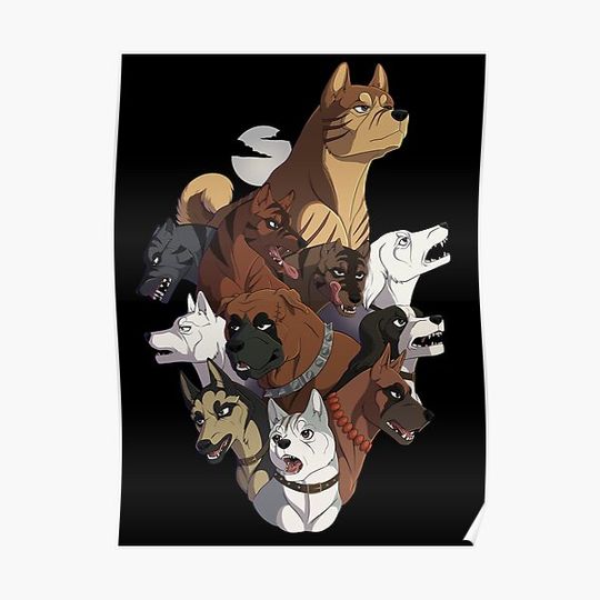 Discover Ginga Nagareboshi Gin Main Team Premium Matte Vertical Poster