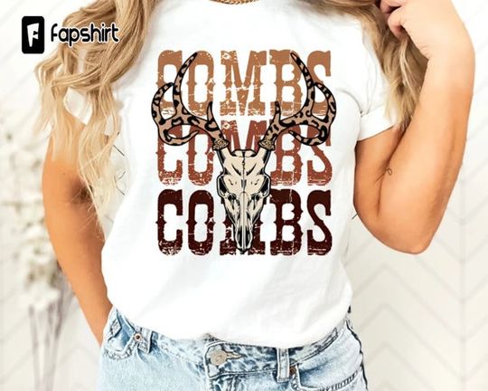 Discover Combs Bullhead Shirt 2 Side, Country Music Shirt, Lukee Comb World Tour