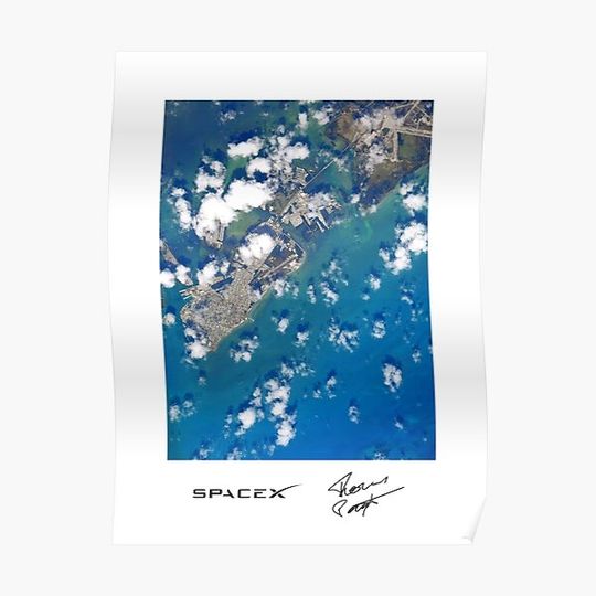 Discover Thomas Pesquet - View Key West Premium Matte Vertical Poster