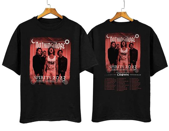 Discover Nothing More Shirt Spirits 2023 North American Tour Shirts Nothing More Tour 2023 Shirt