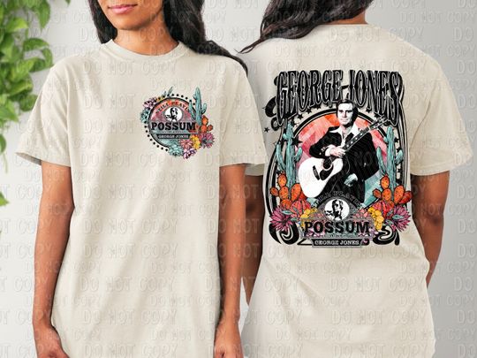 Discover The Possum George Jones Unisex Short Sleeve Tee