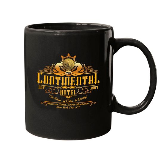 Discover The Continental Hotel John Wick Movie Mugs