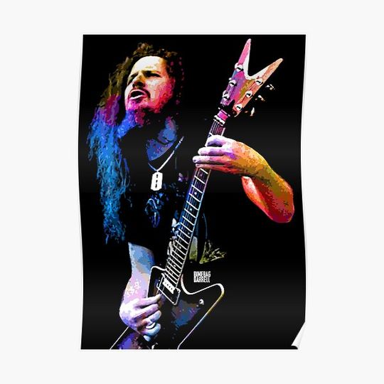 Discover Dimebag Darrell. Diamond Darrell. Darrell Lance Abbott. an American musician and songwriter v.7 Premium Matte Vertical Poster