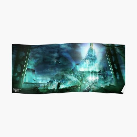 Discover Final Fantasy VII - Midgard Premium Matte Vertical Poster