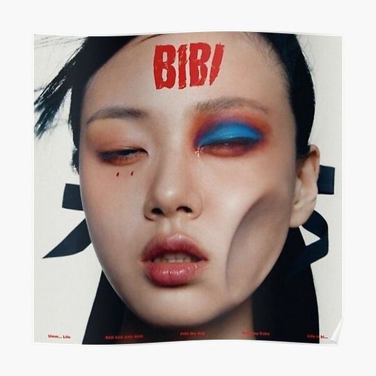 Discover BIBI "Life Is a Bi..." Album Cover Premium Matte Vertical Poster