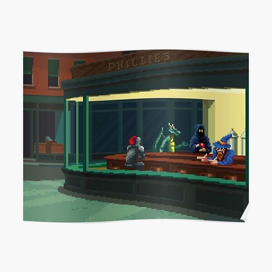 Discover Nighthawks Premium Matte Vertical Poster