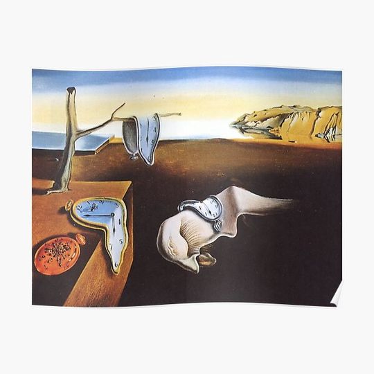 Discover Salvador Dali "The Persistence of Memory" Premium Matte Vertical Poster