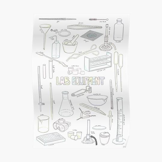 Discover Lab equipment Premium Matte Vertical Poster