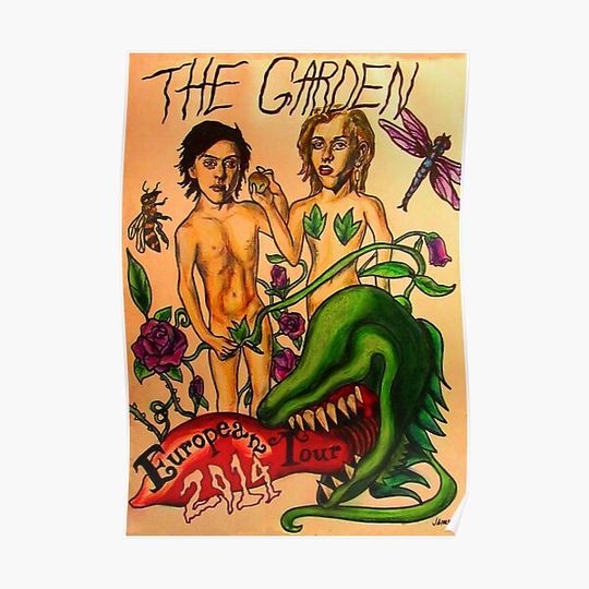 Discover The Garden Euro Tour 2014 Poster Premium Matte Vertical Poster