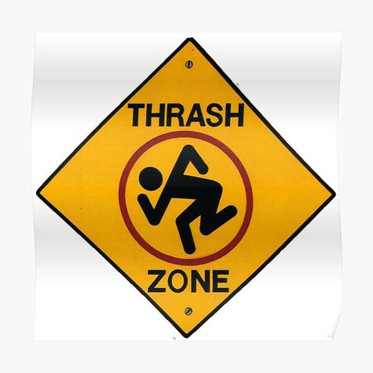 Discover D.R.I. Thrash Zone Premium Matte Vertical Poster