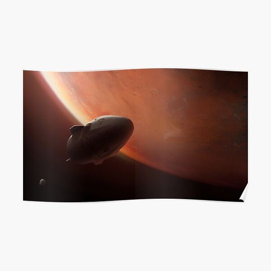 Discover SpaceX Dragon Premium Matte Vertical Poster