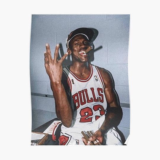 Discover Jordan Three Peat three Premium Matte Vertical Poster