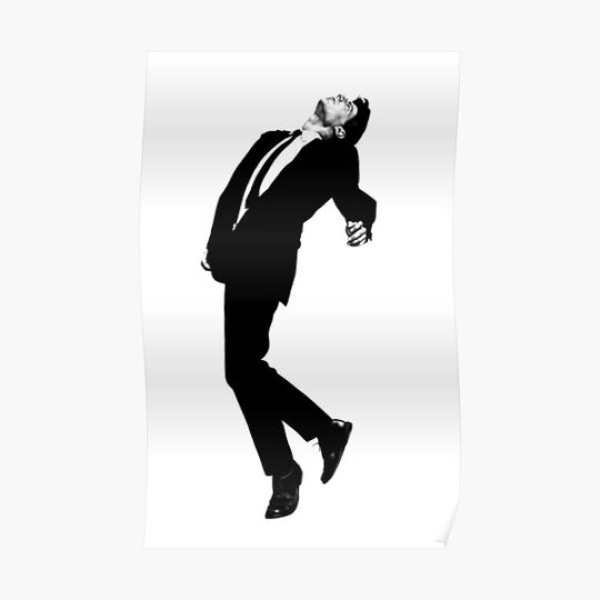 Discover Robert Longo Men in the Cities Premium Matte Vertical Poster