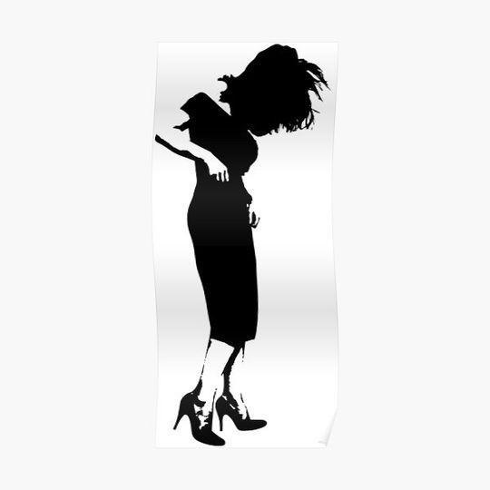 Discover Robert Longo Men in the Cities Woman 2 Premium Matte Vertical Poster