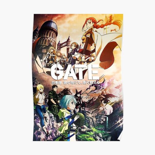 Discover Anime GATE Premium Matte Vertical Poster