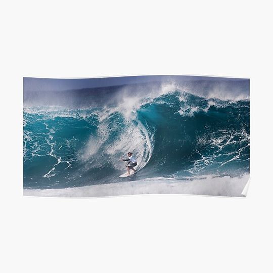 Discover Pipeline Surfer 10 Premium Matte Vertical Poster
