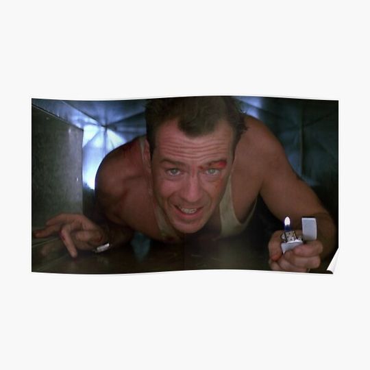 Discover FRAMES Die Hard Premium Matte Vertical Poster