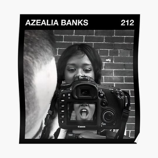 Discover Azealia Banks - 212 [Black ] Premium Matte Vertical Poster