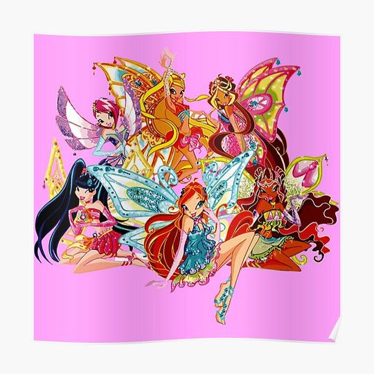Discover Winx Club 2 Premium Matte Vertical Poster