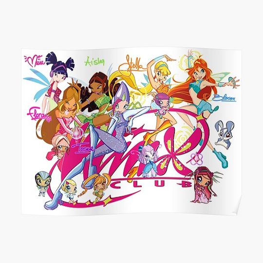 Discover winx club Premium Matte Vertical Poster