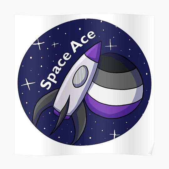 Discover Space Ace Premium Matte Vertical Poster