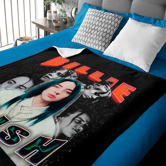 Discover Billie Eilish Baby Blankets, Billie Eilish Vintage Tour Baby Blankets