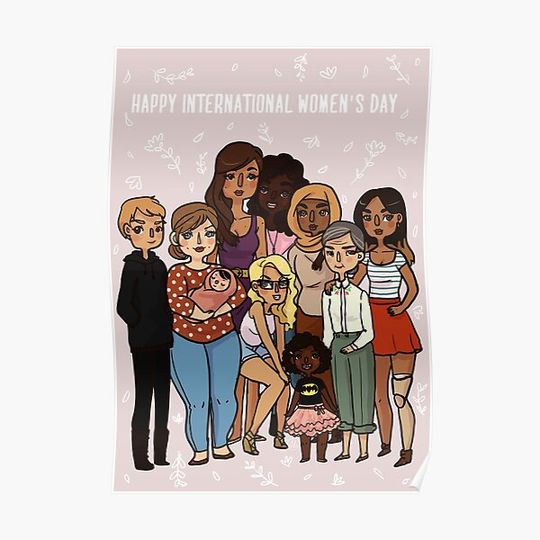 Discover International Womens Day Premium Matte Vertical Poster