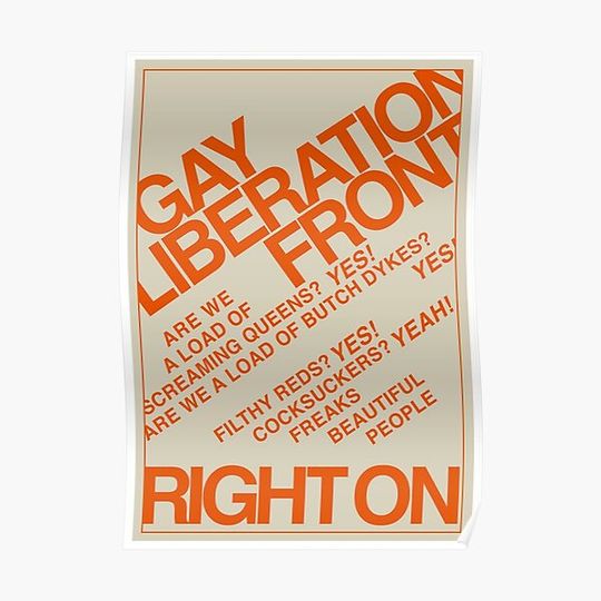 Discover 1969 Gay Liberation Front Premium Matte Vertical Poster