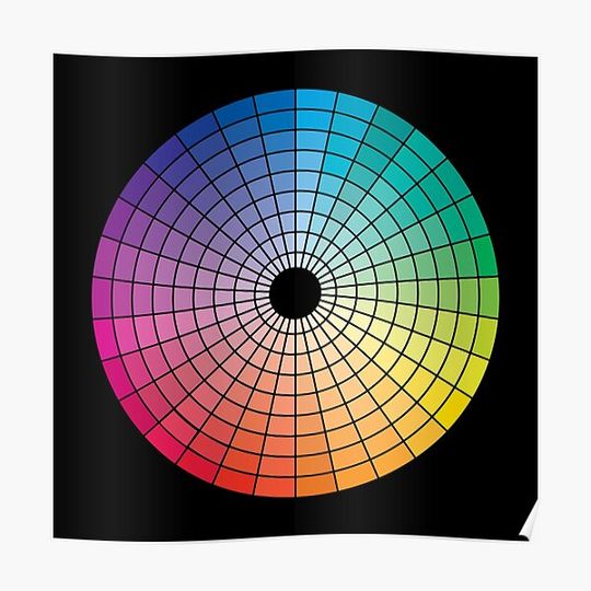 Discover Color Wheel Premium Matte Vertical Poster