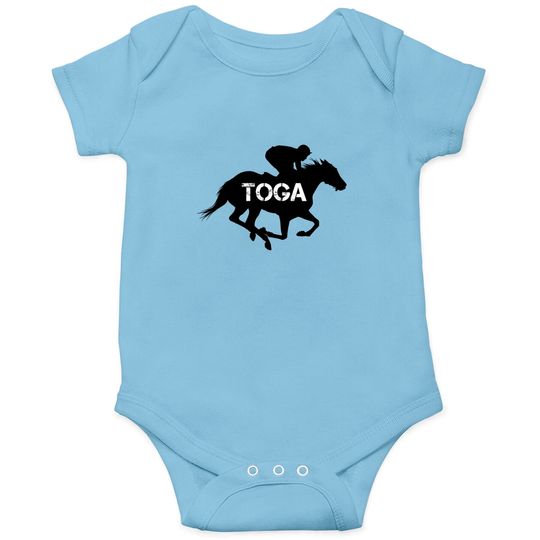 Discover Saratoga Springs Racing Horse Polo Onesies