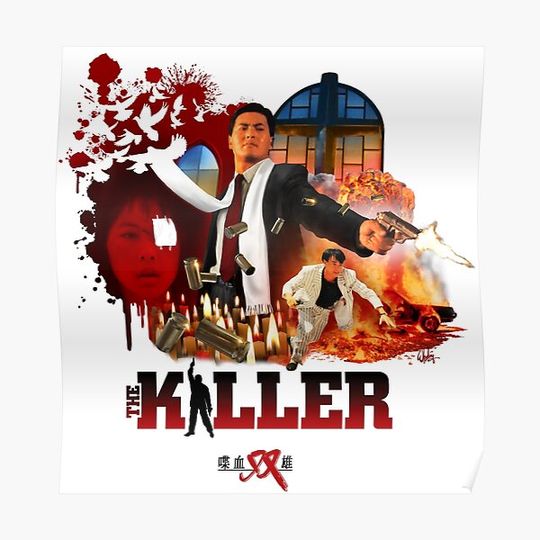 Discover John Woo's THE KILLER Premium Matte Vertical Poster