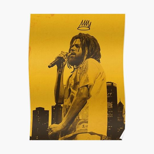 Discover J Cole King Cole 2 Premium Poster - Unique Music Art