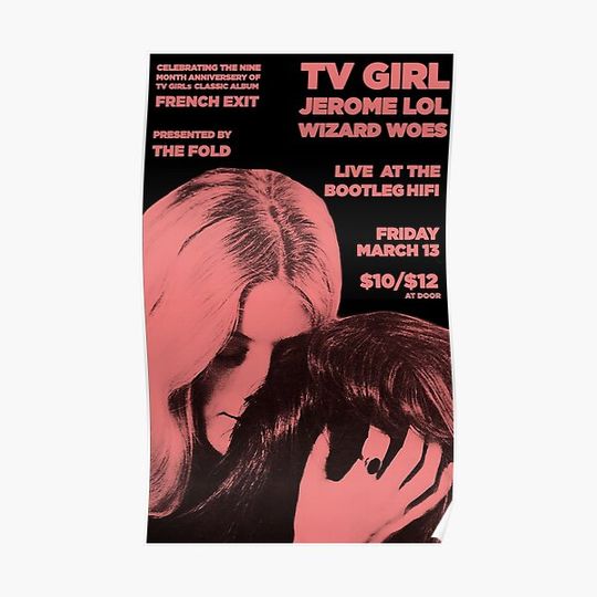 Discover TV Girl Band Premium Matte Vertical Poster