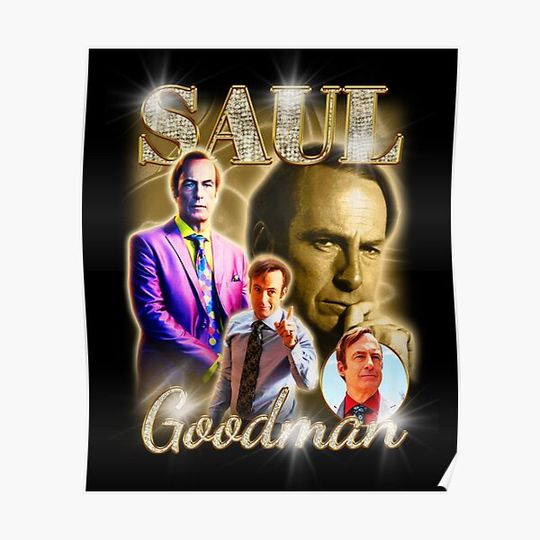 Discover Saul Goodman Vintage Better Call Saul Old School Jimmy McGill Breaking Bad Premium Matte Vertical Poster