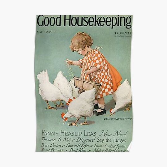 Discover vintage good housekeeping magazine cover Premium Matte Vertical Poster