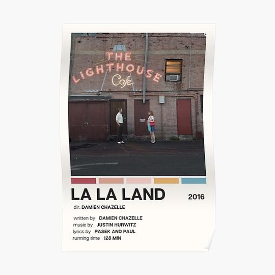 Discover La La Land Movie Poster Premium Matte Vertical Poster