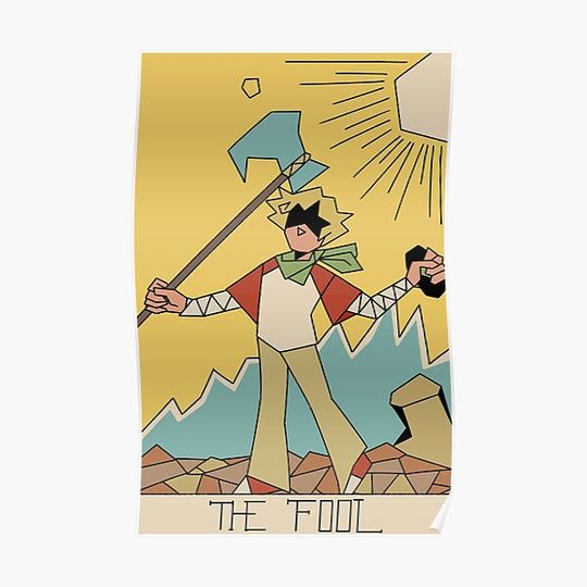 Discover Dream SMP Tarot Card: The Fool Premium Matte Vertical Poster
