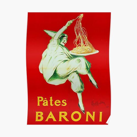 Discover Pates Baroni Advertisement Premium Matte Vertical Poster