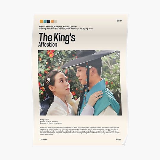 Discover The King's Affection, Kdrama (2021) Premium Matte Vertical Poster