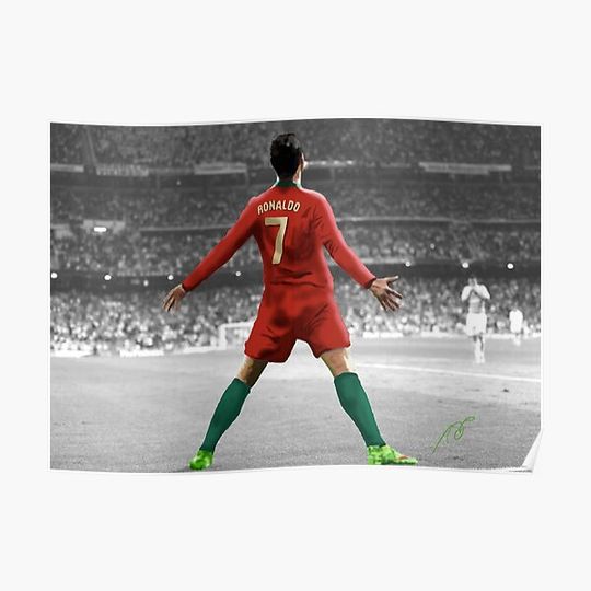Discover Portugal's Cristiano Ronaldo Premium Matte Vertical Poster