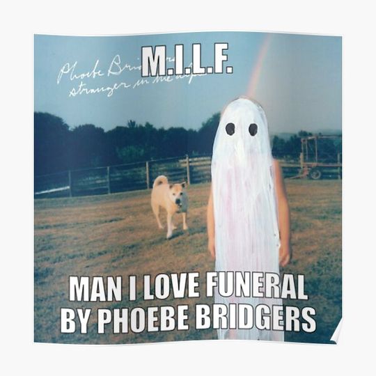 Discover man i love funeral by phoebe bridgers Premium Matte Vertical Poster